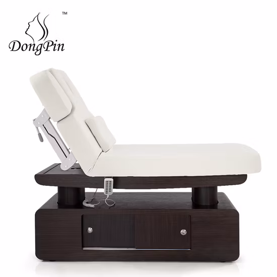 곡선 속눈썹 연장 침대 전기 마사지 테이블 드 마사지 스파 뷰티 침대 4 모터